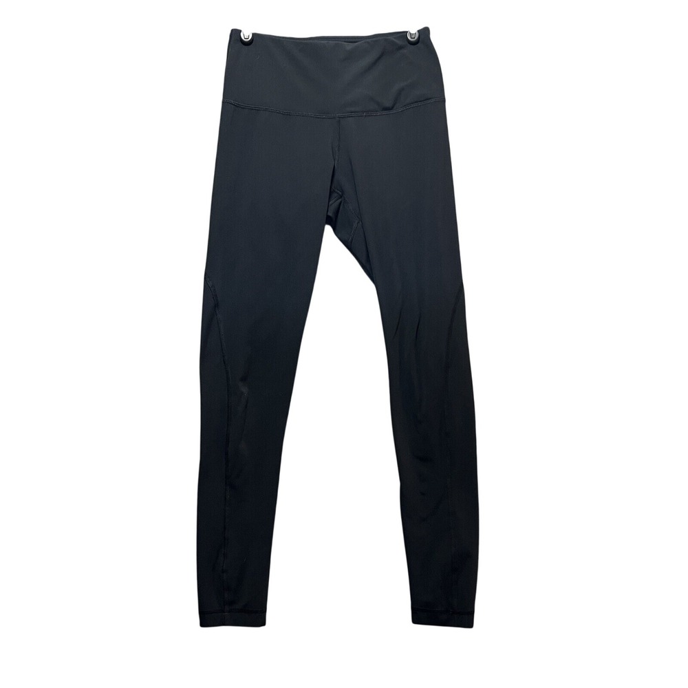 Yogalicious Womens Black High Waisted Ladder Cutout Leggings Size Small RN144527